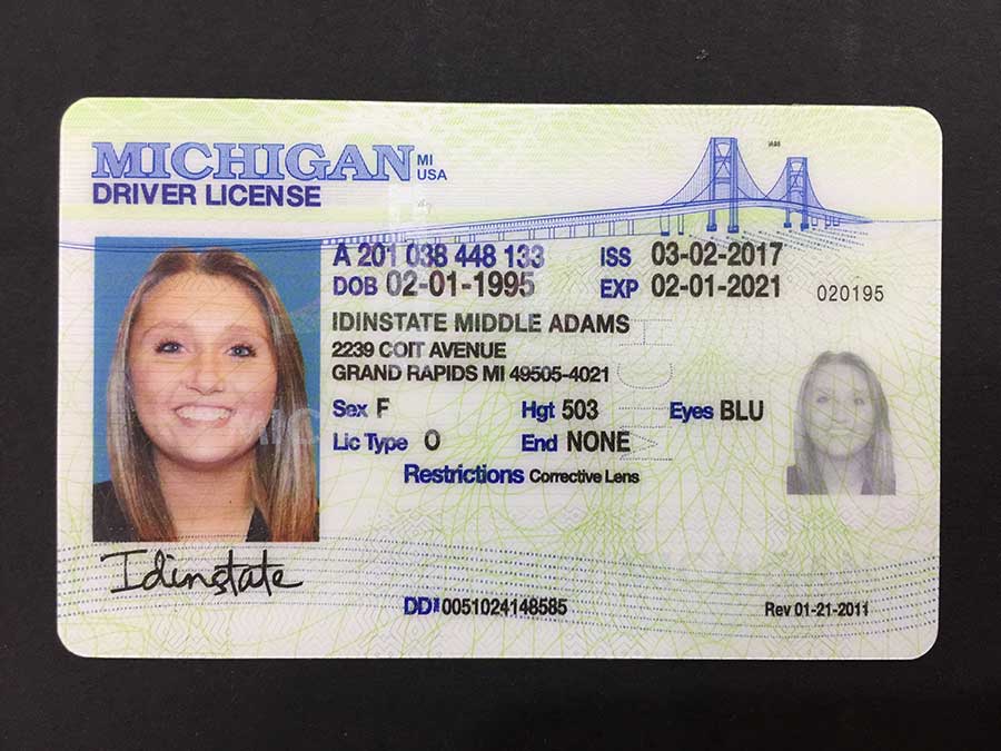 Michigan Fake Driver License